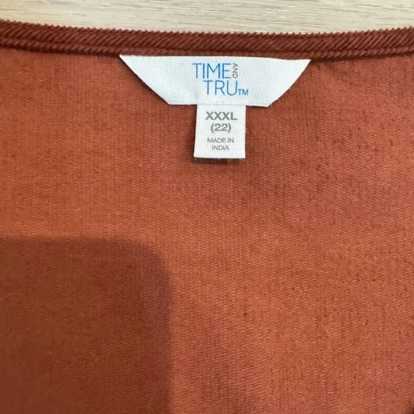 Time and Tru autumn corduroy Long Sleeve Dress - Picture 4 of 4